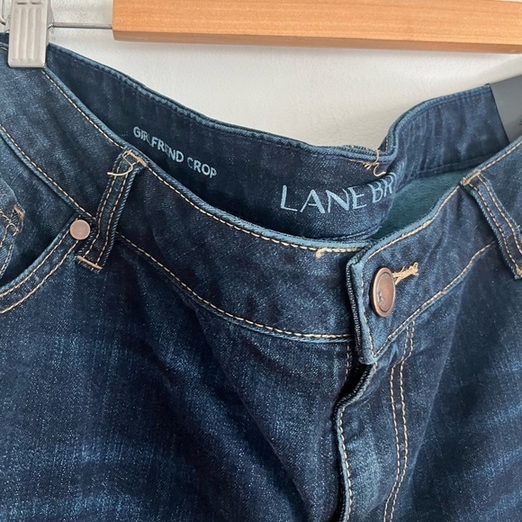 Lane Bryant Girlfriend Crop Frayed Jeans - Picture 2 of 6